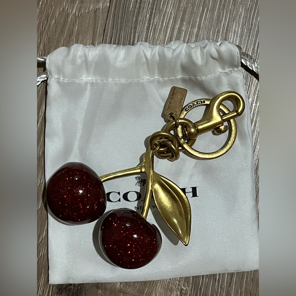 Coach Cherry Bag Charm - Picture 6 of 7